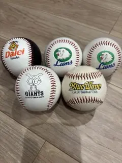 サイン入り野球ボール5個セット