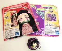 鬼滅の刃一番くじ★タオル&ラバスト3点セット