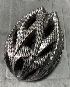 自転車用 ヘルメット カーボン調