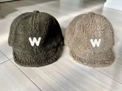 【美品】ボア 帽子2個セット