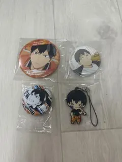 ハイキュー！！ 極楽湯 缶バッジ 影山飛雄 まとめ売り ハイキュー 極楽湯 影山飛雄 缶バッジ 特典 コースター お風呂