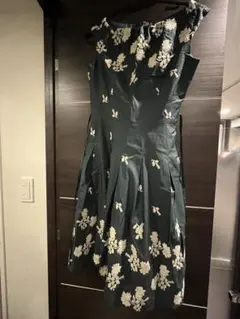 TOCCA 刺繍ワンピース サイズ0 モスグリーン