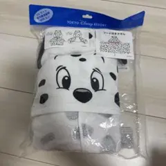 ディズニーリゾート　フード付きタオル　101匹ワンちゃん