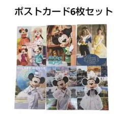 ディズニー ポストカード6枚セット