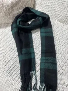 earth music&ecology チェック柄マフラー