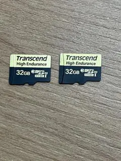Transcend　トランセンド 高耐久32GB マイクロ SDカード　2枚