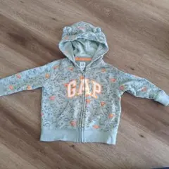 GAP 恐竜柄 フード付きトレーナー 12-18ヶ月