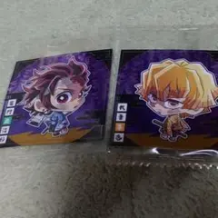 鬼滅の刃 ディフォルメシールウエハース6 ノーマル 炭治郎＆善逸セット