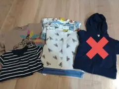 長袖トップス４点 トレーナー パーカー おさるのジョージ 110