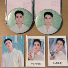 seventeen バーノン 缶バッジまとめ売り 3点 - メルカリ