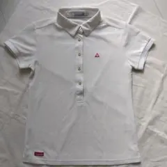 ルコックスポルティフ　ゴルフウェア　シャツ　ホワイト　М