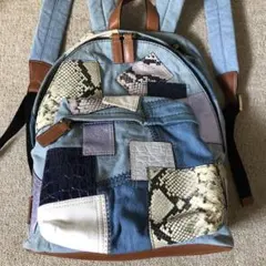 マークジェイコブス　リュック　デニム　パッチワーク