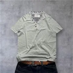 archive henley neck s/s tee layered y2kのサムネイル