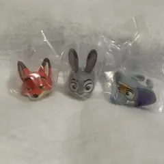 ズートピア　ファッションリングガチャ