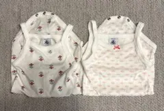 【美品】プチバトー キャミソール　2枚セット