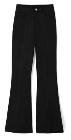 《新品》グレイル　センタープレスセミフレアパンツ