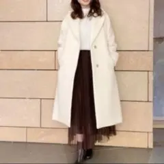 プラステ シャギー チェスターコート