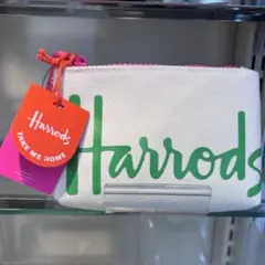 日本未入荷✧*。Harrods 新品 タグ付き ポーチ