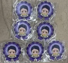 ゴールデンカムイ おなまえアクリルバッジ 鯉登少尉 8点セット