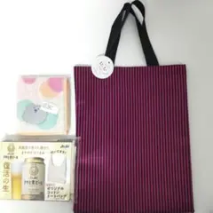 【まとめ売り】ハンカチ エコバッグ ×２個の合計【３点セット】