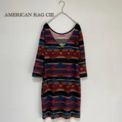 【AMERICAN RAG CIE】エスニック柄　ワンピース チュニック【S】