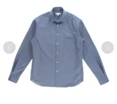 UNITED ARROWS BY シャンブレー ツイル ワイドカラー シャツ