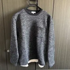 THE SHOP TK ダークグレー ニットセーター L