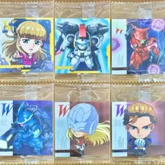 ガンダム シールウエハース3 ウィングガンダム N R 6枚セット
