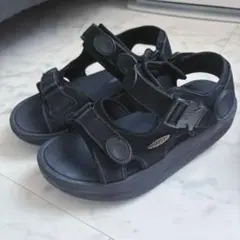 美品【MBT】KISUMU CLASSIC W ブラック 22.5　幅調整可