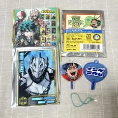 ヒロアカ　ステータスカード・うちわキーホルダー　飯田くん