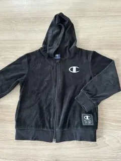 Champion 黒 フルジップパーカー 130サイズ
