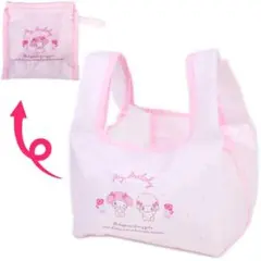 マイメロディ エコバッグ ランチエコバッグ 折りたたみ 弁当バッグ 弁当袋のサムネイル