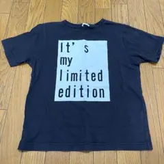 GU ジーユー キッズ Tシャツ 150cm ブラック 男の子女の子のサムネイル