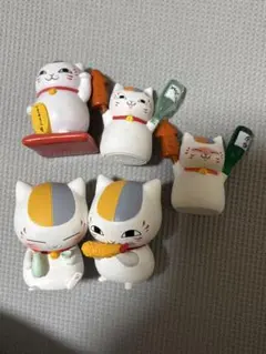 夏目友人帳　ニャンコ先生　フィギュア　5体セット