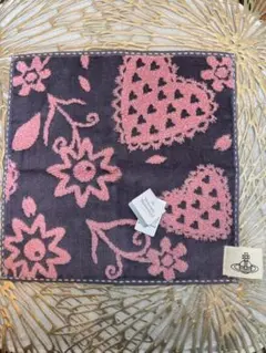 【新品・未使用品】Vivienne Westwood タオルハンカチ　ピンク