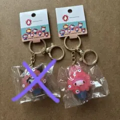 サンリオミャクミャク 立体マスコットキーホルダー クリア マイメロ
