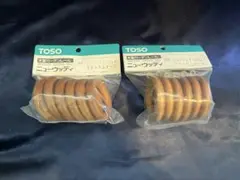 TOSO木製カーテンリング28 6個入　ミディアムオーク　2個セット