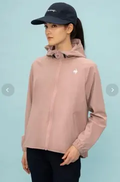 LE COQ SPORTIF ピンクジャケット フード付き