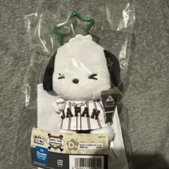 タイトーくじ　侍ジャパン×サンリオキャラクターズ カラビナ付きマスコット