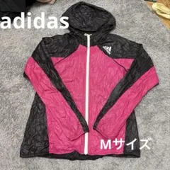 adidas ウィンドブレーカー Lサイズ ピンク - メルカリ