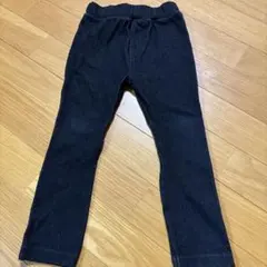 濃紺デニム風ウエストゴムパンツ
