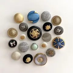 ボタンまとめ売り　アンティーク　レトロ　デザインボタン