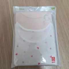UNIQLO コットン長袖Tシャツ2枚セット 100