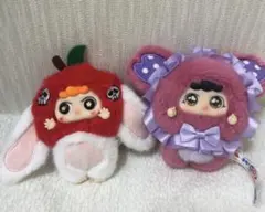 baby three MIGO ぬいぐるみマスコット 2つセット