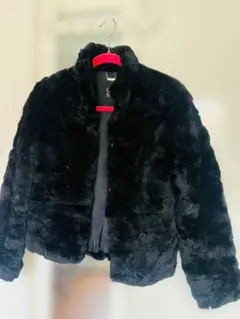 CECIL McBEE 黒ファーコート Mサイズ