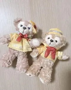 ダッフィー＆シェリーメイぬいぐるみバッジ