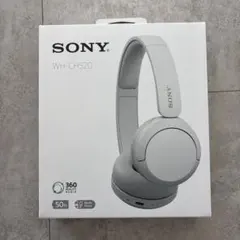 【新品未開封】SONY WH-CH520 ワイヤレスヘッドホン ホワイト