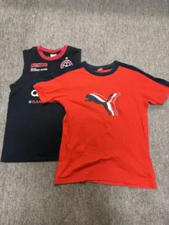 PUMAとadidas Tシャツ 2枚セット スポーツウェア