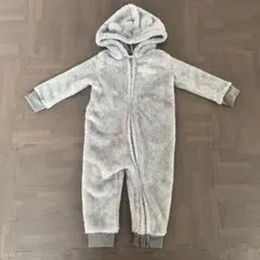 Nike ロンパース フード付き　ボア　グレー　くまみみ　12M