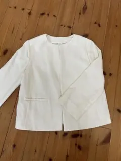 美品　Paul Stuart 6 ノーカラージャケット　7部分丈